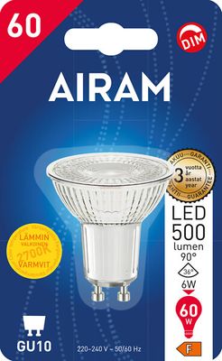 GU10 PAR16 LED 827 6W dim