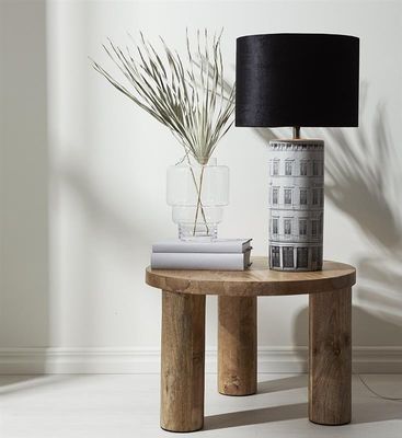 Ichi bordslampa svart/grå