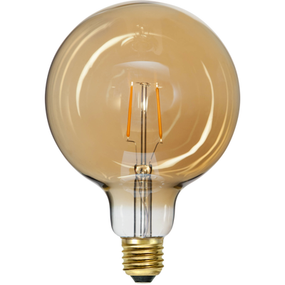 Glob LED E27 125mm plain amber