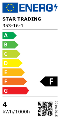 Klotlampa LED E27 4W Soft glow