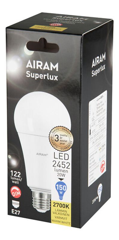 Normallampa LED 827/18W dim superlux