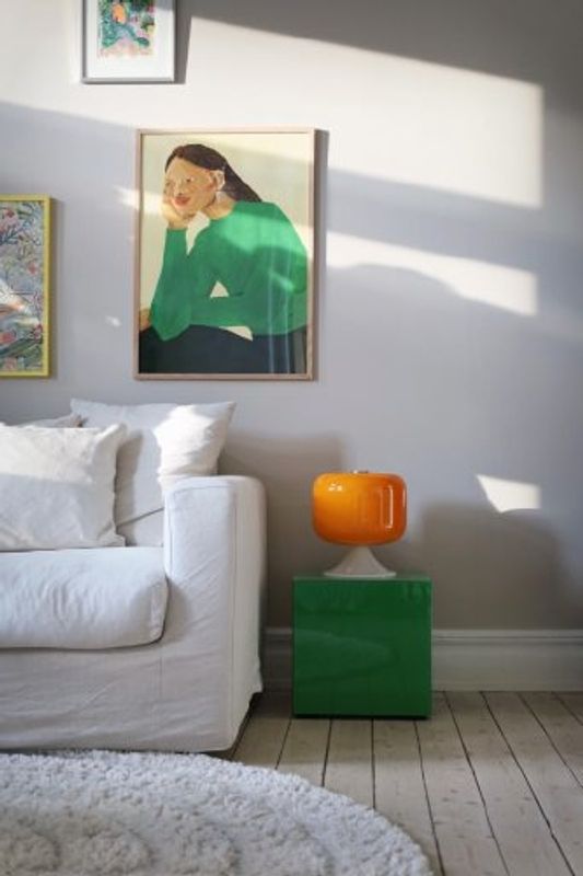 Bullen bordslampa orange
