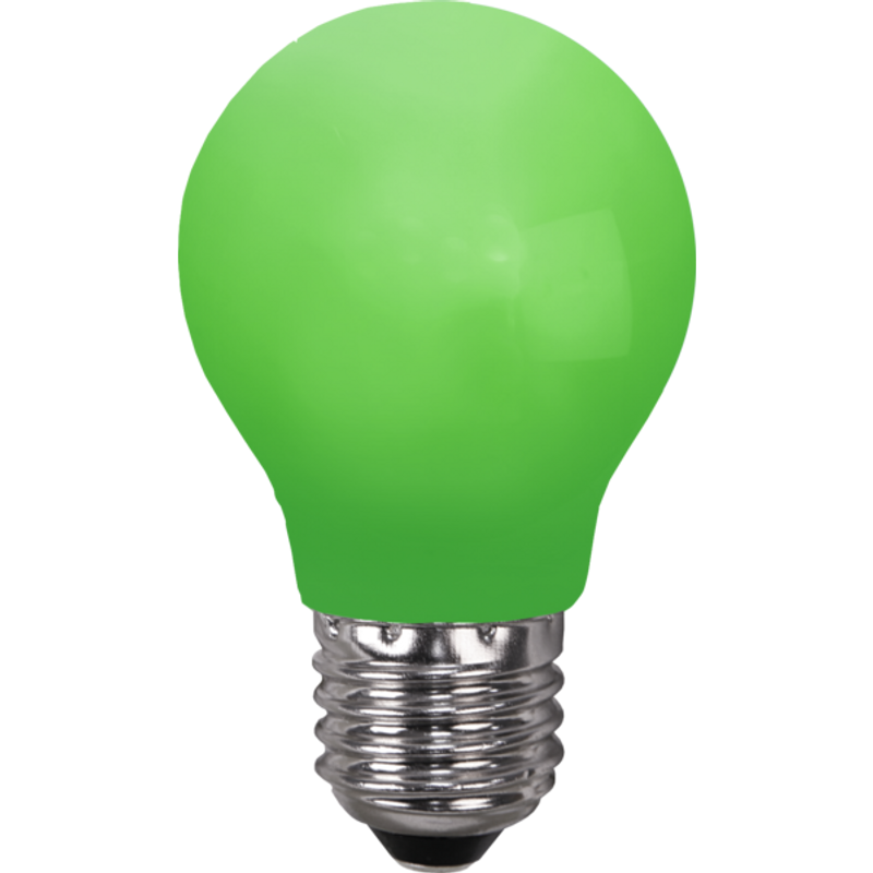 Normallampa LED E27 utomhus grön