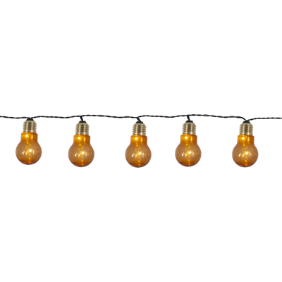 Ljusslinga IP44 5lj Glow amber