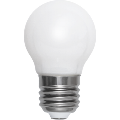 Klotlampa LED 4,7W E27 opal