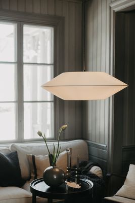 Pollux takskärm plisserad offwhite