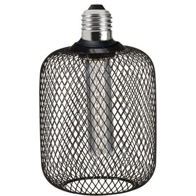 Glob 100mm Grid LED E27 svart