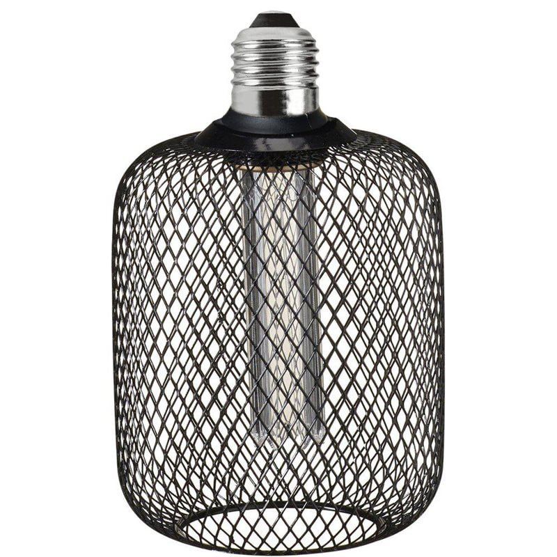 Glob 100mm Grid LED E27 svart