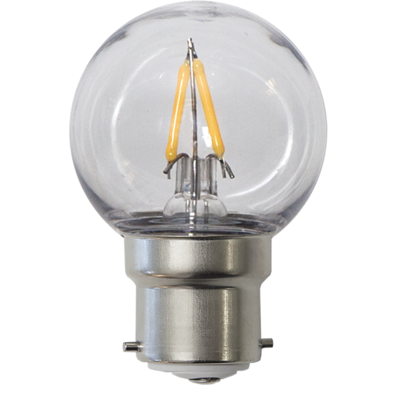 Klotlampa bajonett LED 1,4W
