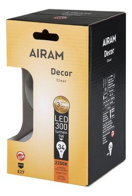 Glob LED E27 95mm 3,5W decor