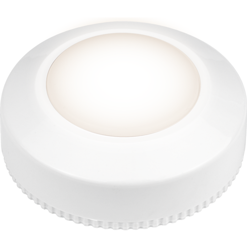 Batteridriven spotlight LED vit 3-p