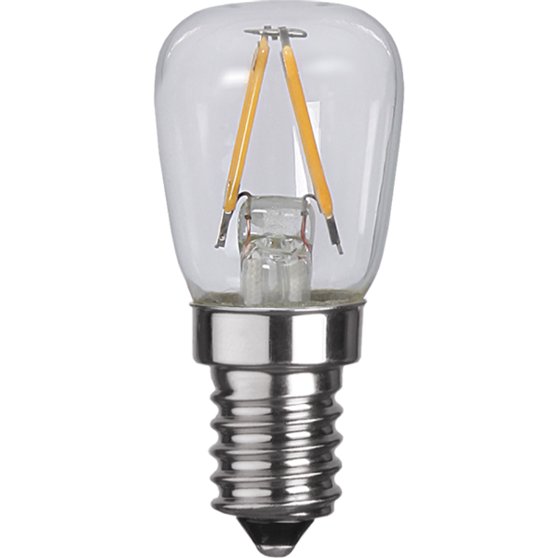 Päronlampa LED E14 1,3W 2-pack