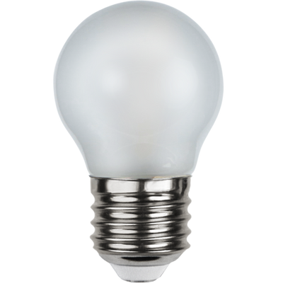 Klotlampa LED E27 1,5W frostad