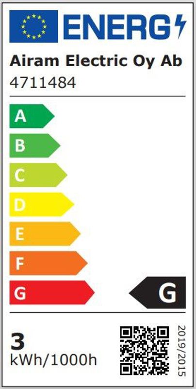 Klotlampa LED E27 830 3W Oiva
