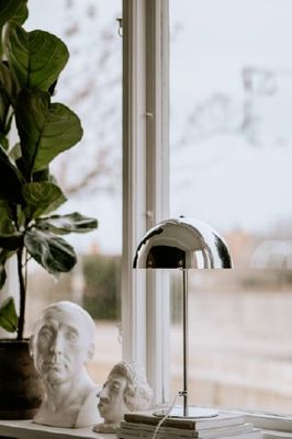 Icon bordslampa krom
