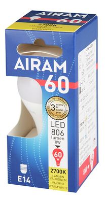 Klotlampa LED E14 827 8W opal