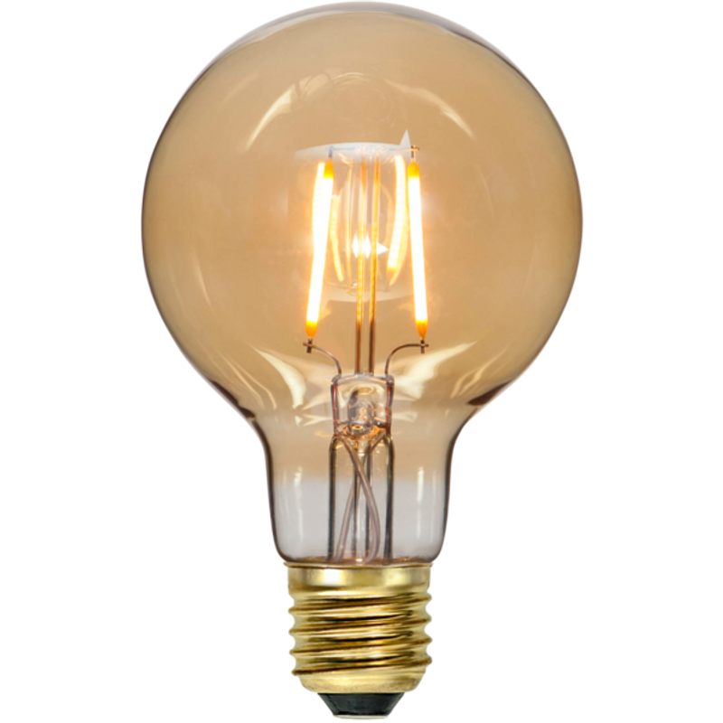 Glob LED E27 80mm plain amber