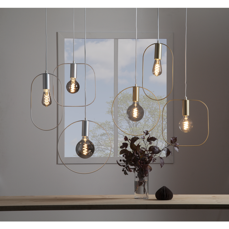 Glob LED E27 decoled spiral rök