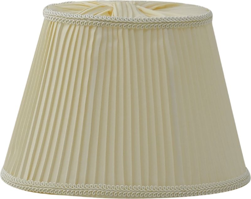 Stilskärmar satin plisserad oval