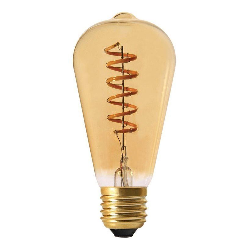 Edison Elect spiral LED E27 amber