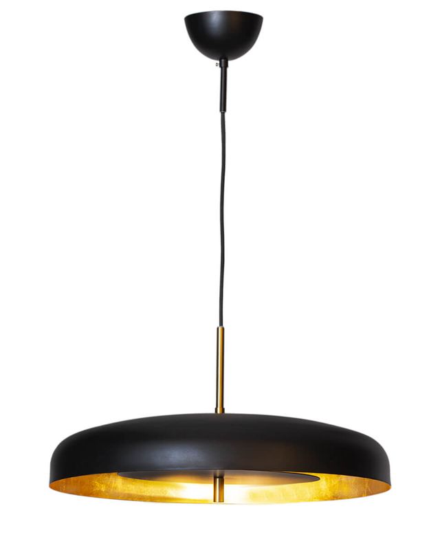 Shelby taklampa svart/guld