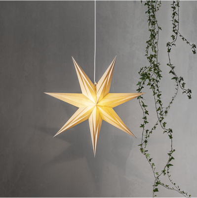 Plats julstjärna 60 beige
