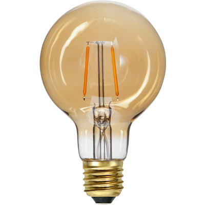 Glob LED E27 80mm plain amber