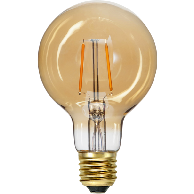 Glob LED E27 80mm plain amber