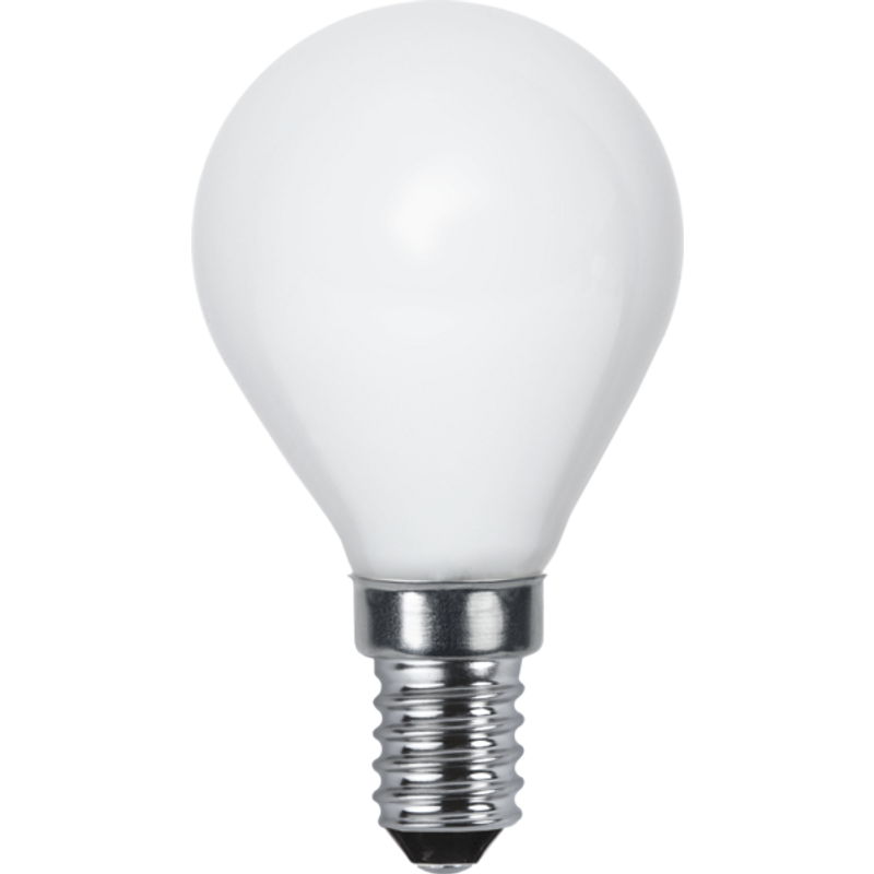 Klotlampa LED 4,7W E14 opal