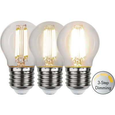 Klot LED E27 4,2W 3-stegs dim