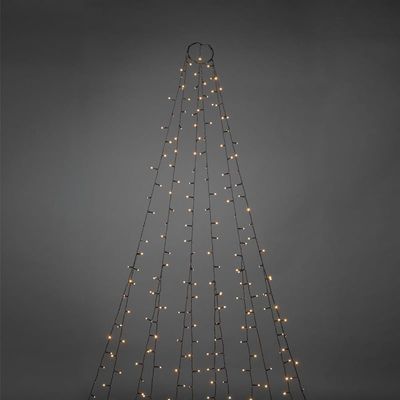 Julgransslinga 270lj LED IP44 amber