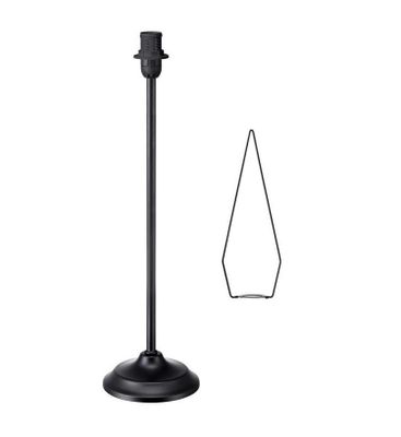 Star lampfot svart