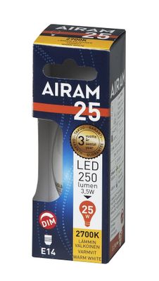 Kronljus LED E14 2,5W dim