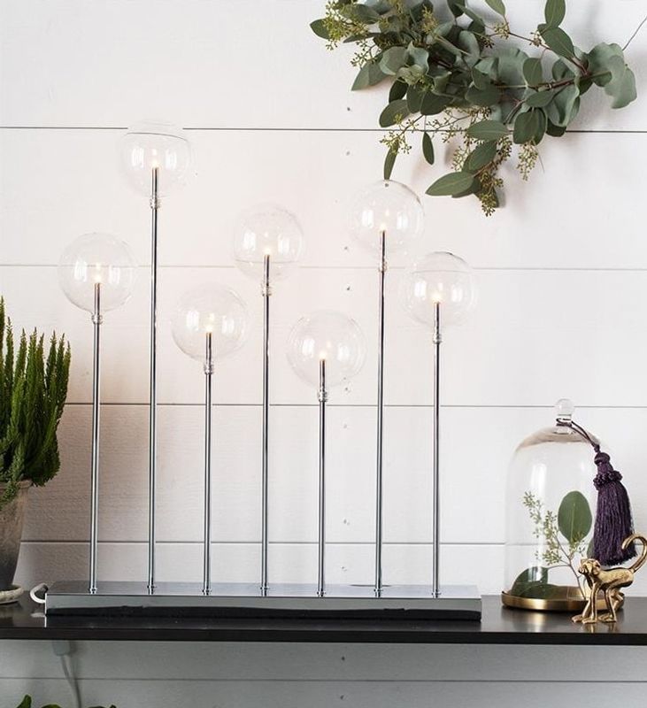 Mäster bordslampa XL krom