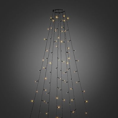 Julgransslinga 240lj LED gnistrande ljuskällor
