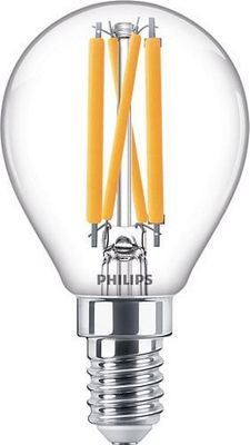 Klotlampa warm glow LED 3,4W E14 dim klar