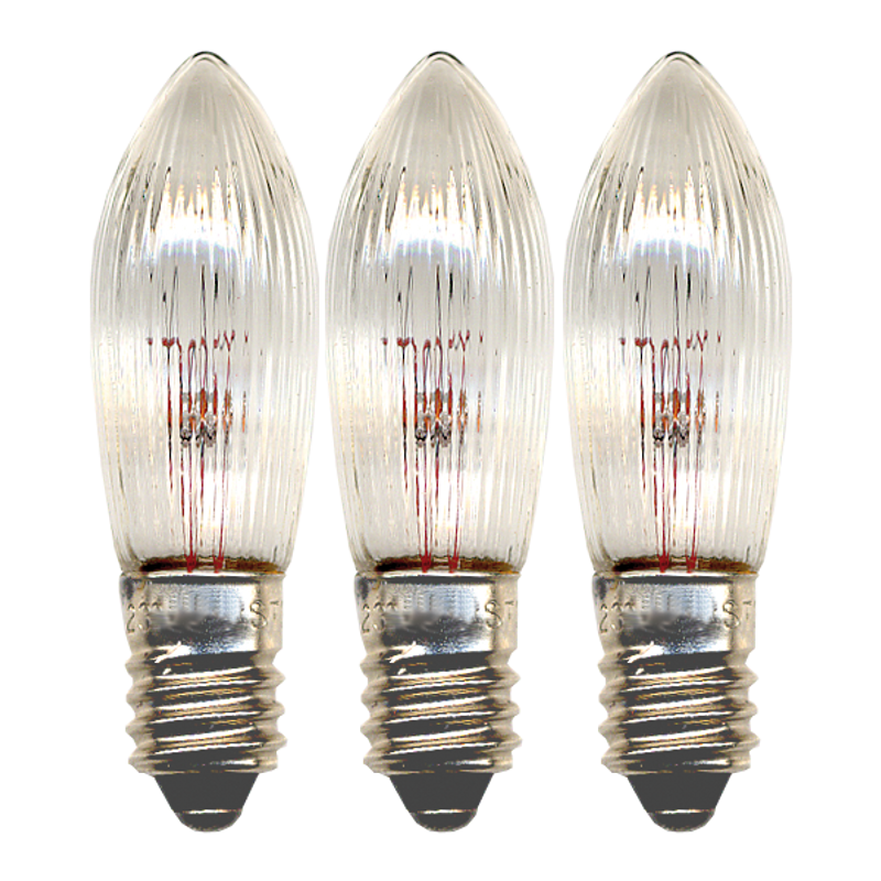 Reservlampa 20-armad 12V 2,4W E10 3-pack