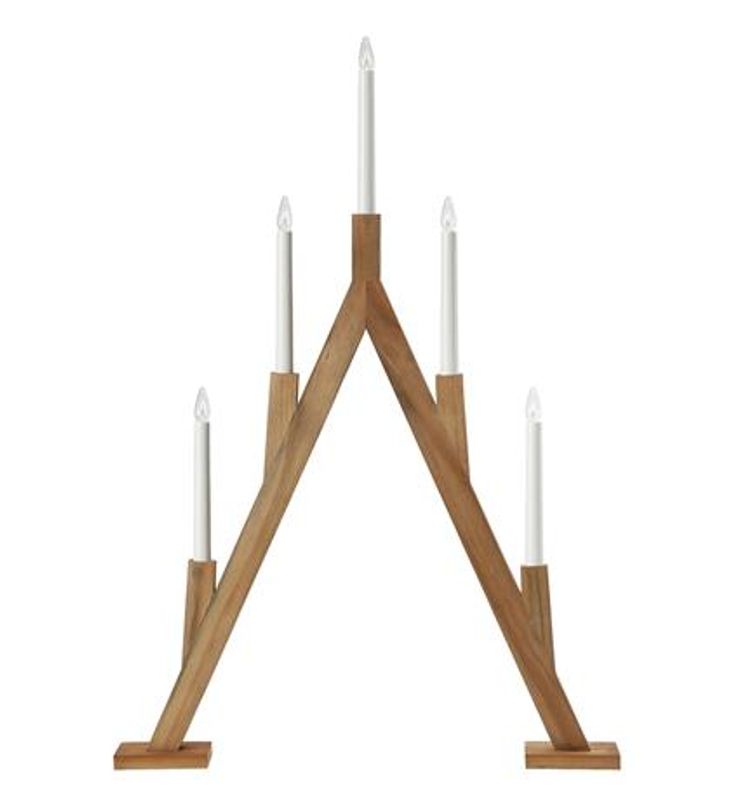 Bjurfors ljusstake betsad brun