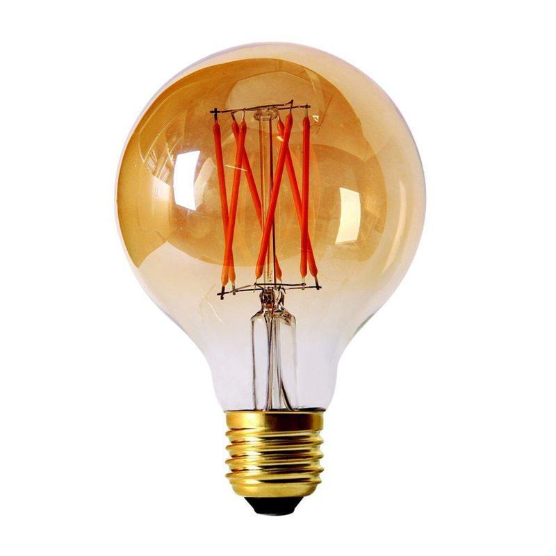 Glob Elect LED 80mm E27 2W amber