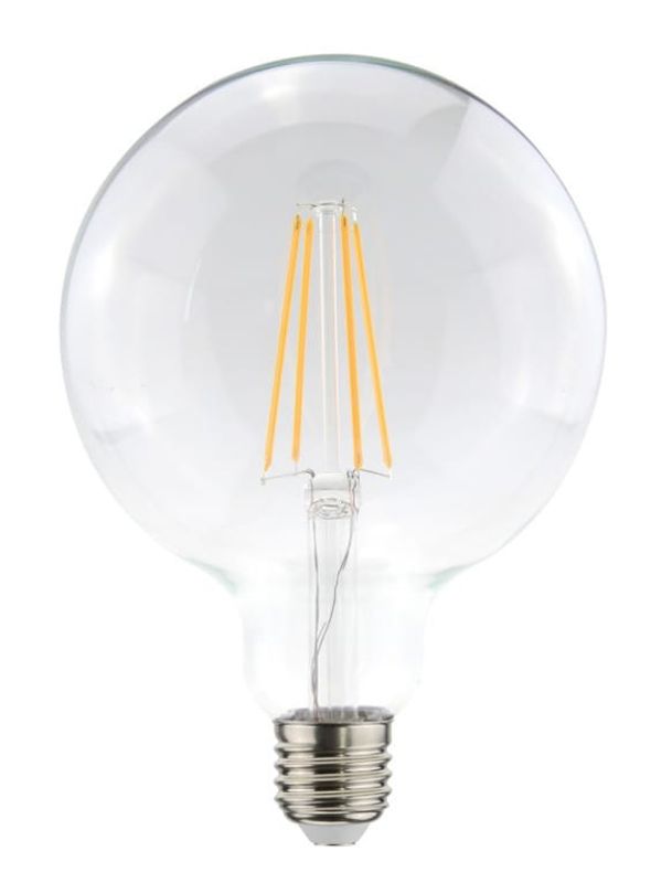 Glob LED E27 125mm 3W Decor Clear dim