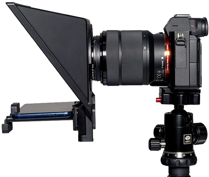 Feelworld TP2A Portabel Teleprompter för Smartphone & DSLR
