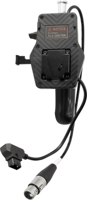 V Mount Battery Grip with 4 Pin XLR Connector