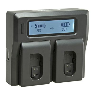 Dubbelladdare för Panasonic DMW-BLK22