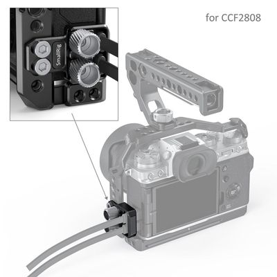 SmallRig HDMI och USB Type-C kabelklämma för FUJIFILM X-T4 Bur BSC2809