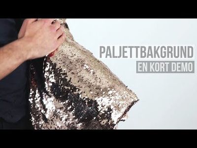 Paljettbakgrund Silver/Svart 2,6 x 4 meter