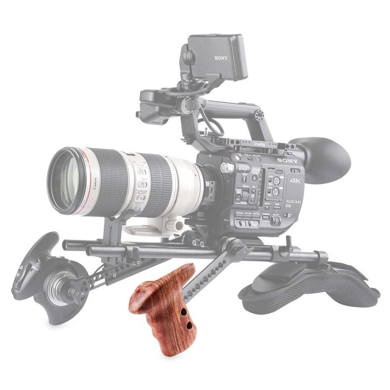 SmallRig Left Side Wooden Grip with Arri Rosette 1891