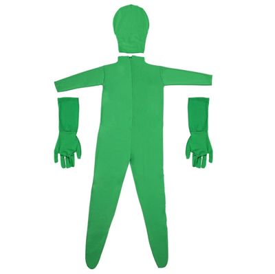 Greenscreendräkt med löstagbara delar!