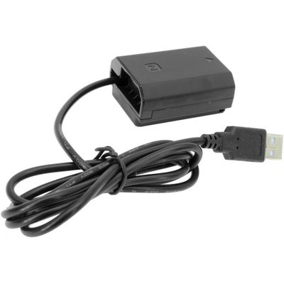USB till Sony NP-FZ100 Dummy Battery Intelligent Kabel 1 meter