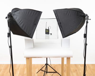 Produktfotopaket för kritvit bakgrund