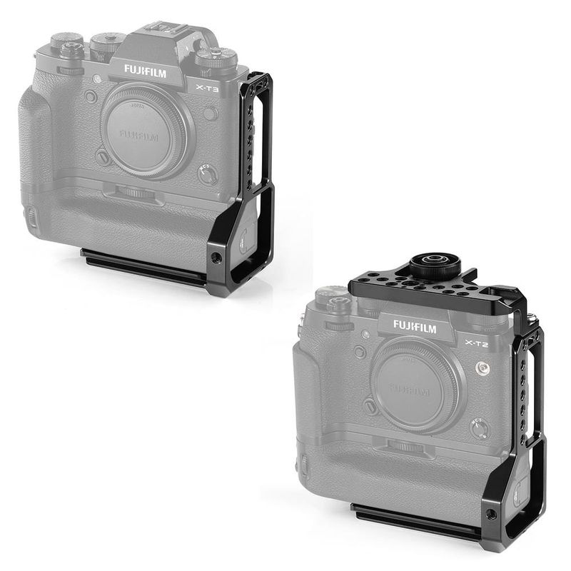 SmallRig L-Bracket Half Cage for Fujifilm X-T2/X-T3 Camera with Battery Grip 2282